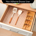 Cooyes Non Adhesive Kitchen Cabinet Shelf Liners Gray Ash Waterproof EVA by Deal US