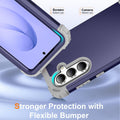 Galaxy S26 5G Case - Shockproof Hard Cover with Soft Silicone Bumper for Ultimat