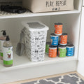 Pounce + Fetch 3 Gallon Pet Dry Food Container with Scooper White by Deal US