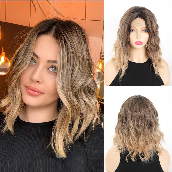 Maforsoon Wigs for Women Short Wave Synthetic Curly Wig 14inch by Deal US