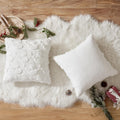 MIULEE Christmas Pillow Covers Dark Green 18x18 Inch Set of 2 by Deal US
