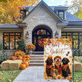 MEHOFOND Fall Happy Thanksgiving Garden Flag Double Sided 12x18in by Deal US