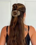 6 Pcs Flat Hair Clips Women Large Claw Clips Strong Hold No Slip Barrettes by Deal US