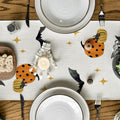 Artoid Mode Halloween Table Runner Black Cat Pumpkins Moon 13x72 Inch Beige by Deal US