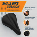 Bikeroo Bike Seat Cushion – Padded Gel Bike Seat Cover, Compatible With Peloton by Vanessa Jane