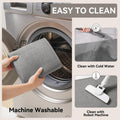 YDKGL Kitchen Rug Mat Non Slip Washable Gray Braided 17x47 by Deal US