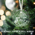 Vorruil Expecting Baby Pregnancy Announcement Heart Glass Ornament 1 Pc by Deal US