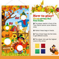 HiParty Thanksgiving Toss Game with 4 Bean Bags, Classic Fall Festival Design by Deal US