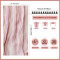 ZKPMJH 6PCS Dusty Pink Cheese Cloth Table Runner 35x120in Boho Gauze by Deal US