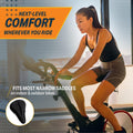 Bikeroo Bike Seat Cushion – Padded Gel Bike Seat Cover, Compatible With Peloton by Vanessa Jane