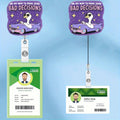 CHAONENG Funny Silly Goose Badge Reel Retractable Clip Medical Nurse Purple by Deal US