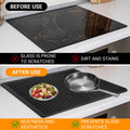 TWIZIUAO Electric Stove Cover Mat Heat Resistant Silicone Black 36x21 by Deal US