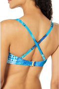 Bleu Rod Beattie Too Hot to Handle Shirred Bandeau Top, Size 36D by Vanessa Jane