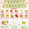 Sukkot Decorations Hanging Swirls Happy Sukkot Banner Ceiling Decor by Deal US