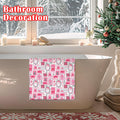 WDSFHYJK Coquette Christmas Santa Kitchen Towels Hot Pink 16x24 Inch by Deal US
