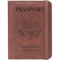 Shvigel US RFID Blocking Passport Holder Travel Case Brown Small by Deal US