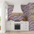 KUKANTST Brick Stone Peel and Stick Wallpaper 17.8"x472" Waterproof Vinyl Roll by Deal US