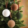 Sotiff Christmas Tree Decorations Velvet Balls 2.4 Inch 12 Pcs Multicolor by Deal US
