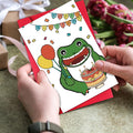 GYYsweetus Frog Happy Birthday Card Cute Cartoon Animal Gift Idea by Deal US