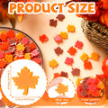 Soulchen 100 Pcs Mini Resin Maple Leaf Figurines Fall Yellow Orange Red by Deal US
