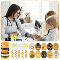PullCrease Childhood Cancer Awareness Kit 400 Pcs Gold Ribbon Pens Bracelets by Deal US