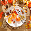 Jutom 148 PCS Fall Artificial Pumpkins Set with Pinecones Acorns Leaves by Deal US
