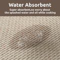 AMOAMI Kitchen Mat Rug Non Slip Machine Washable 20x47 Light Tan by Deal US