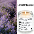 RIZOOCE Lavender Scented Wax Candle Transparent New Dad Gift 0.431lb by Deal US