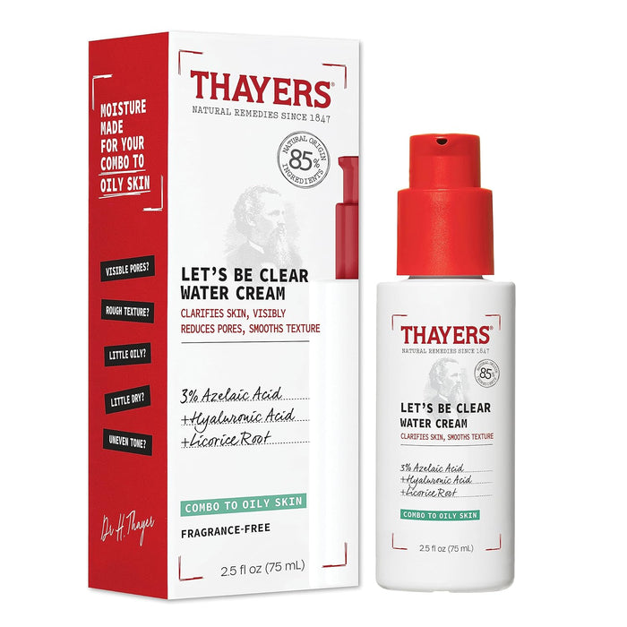 Thayer's Let's be Clear Water Cream 2.5 oz by Pasteur Pharmacy