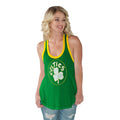 NBA Boston Celtics Womens Power Play Color Block Tank Top/Green/L by Vanessa Jane