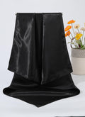 Large Head Scarf for Women Satin Hair Scarf 2Pcs Square Silk Head Scarf Band