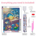 GEEHEIY 5D Seashell Diamond Art Kit for Adults, 12x16 Inch, Art Deco Style by Deal US