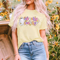 MAIHUN Women's Halloween Teacher Ghost Cartoon T-Shirt Cream Size L by Deal US
