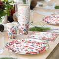 Sinmoe 400 Pcs Spring Plates Napkins Disposable Dinnerware Set Multicolor Bird by Deal US