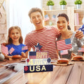 WBao Halloween Wooden Set 9.4in Glowing 3D Letter Battery Powered Red White Blue by Deal US