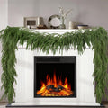 Christmas Norfolk Pine Garland Artificial Greenery Mantle Fireplace Decor 6FT by Deal US