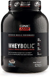 GNC Wheybolic Protein Powder, Cookies and Cream, 2.9 Lb, 25 Servings (Exp 10/2028)