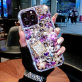 Luxury Bling Rhinestone Diamond Glitter Case for iPhone 17 Pro Purple by Merch Section