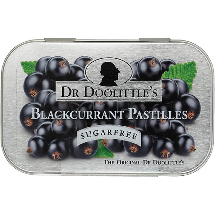 Dr Doolittle's Blackcurrant Sugarfree Pastilles - 25 Count 60g by Pasteur Pharmacy