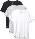 Lacoste Underwear Men's Essentials 3-Pack 100% Cotton Slim Fit V-Neck T-Shirts by I-Max Fashions