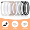 4 Pairs High Heels Shoe Straps Elastic Holding Heels Ankle Belt Band Detachable