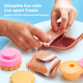 JOVA lalalark Cookie Play Food Set Toddler Pretend Toys 17 PCS Multicolor by Deal US