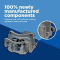 Wagner CN12875SC Semi-Loaded Brake Calipers Ford Transit-250 Compatible by Deal US