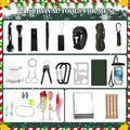 GiftSketch Survival Kit Advent Calendar 2025 24 Days Outdoor Camping Black by Deal US