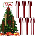 Rokkibom 6 PCS Large Burgundy Velvet Ribbon Bows 23.5x15.5 Inch Christmas by Deal US