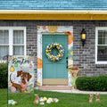 EKOREST Easter Garden Flag 12x18in Double Sided Watercolor Dachshund Dog by Deal US