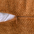 Cozoomy Chenille Linen Throw Pillow Covers 12x20 Inch Rustic Bronze Set of 2 by Deal US