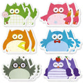 HoiSumma 12 Pcs Owl Sticky Notes Self-Adhesive Memo Pads 360 Sheets by Deal US