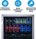 NewAir Beverage Refrigerator Cooler with 177 Can Capacity by Vanessa Jane