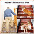 BAOLIVE Stair Treads Carpet 30x8 Orange 4pc Indoor Rubber Backing Boho by Deal US